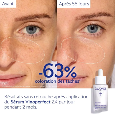 Caudalie Vinoperfect Sérum Éclat Anti-Taches 30ml – soins anti-taches et dépigmentants | Caudalie - Visage Tunisie | Miral Parap