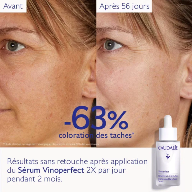 Caudalie Vinoperfect Sérum Éclat Anti-Taches 30ml – soins anti-taches et dépigmentants | Caudalie - Visage Tunisie | Miral Parap