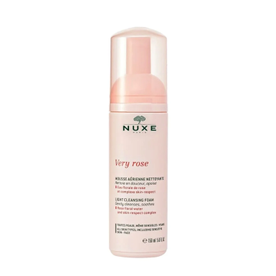 Nuxe Very Rose Mousse Aérienne Nettoyante 150ml – Démaquillants, nettoyants visage / Lait, mousse, émulsion | NUXE - Visage Tuni