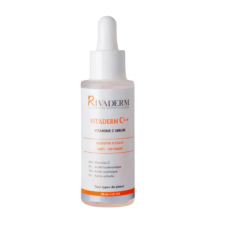 Rivaderm Vitaderm C++ Serum Booster 30ml – Serums | Rivaderm - Visage Tunisie | Miral Parapharmacie