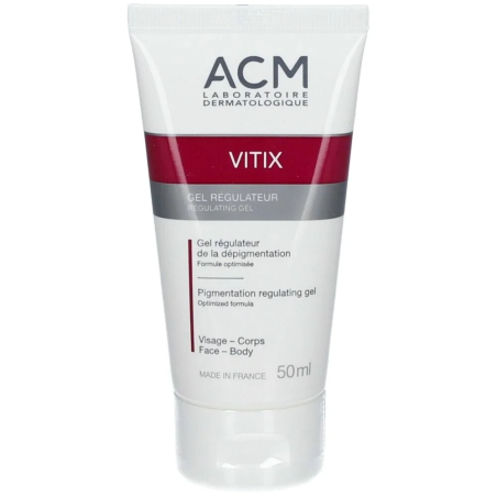 ACM VITIX Gel Régulateur de la Dépigmentation 50ml – soins anti-taches et dépigmentants | ACM - Visage Tunisie | Miral Parapharm