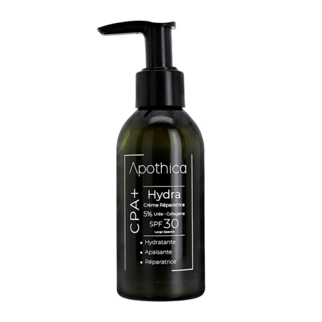 APOTHICA Crème Réparatrice SPF30 « Hydra CPA+ » 150ml – Soins peau grasse, mixte et acné / Peaux à imperfections | Apothica - Vi