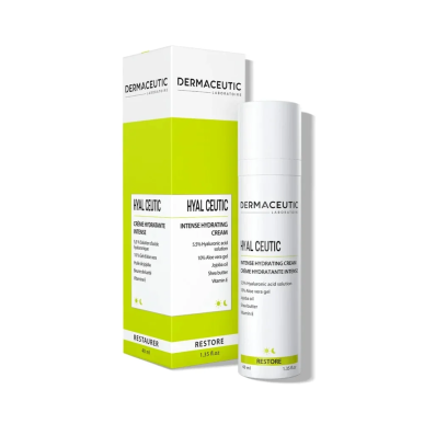 Dermaceutic Hyal Ceutic Creme 40ml – Soins hydratants et nourrissants / hydratants toutes peaux | DERMACEUTIC - Visage Tunisie |