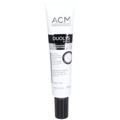 ACM Duolys Riche Soin Hydratant Anti-âge 40ml – Soins hydratants et nourrissants / Hydratants peaux sèches | ACM - Visage Tunisi
