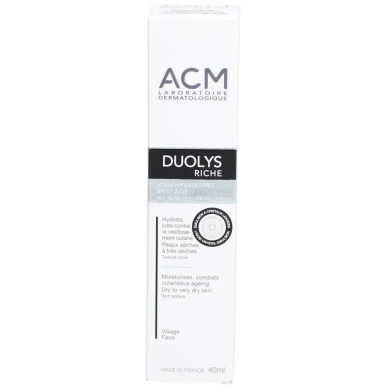 ACM Duolys Riche Soin Hydratant Anti-âge 40ml – Soins hydratants et nourrissants / Hydratants peaux sèches | ACM - Visage Tunisi