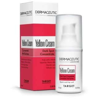 DERMACEUTIC Yellow Cream Concentre Dépigmentant Flacon Airless 15ml – soins anti-âge et anti-rides | DERMACEUTIC - Visage Tunisi