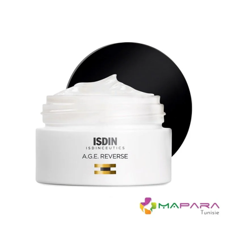 ISDINCEUTICS Creme AGE Reverse 50ML – soins anti-âge et anti-rides / Rides installées | ISDIN - Visage Tunisie | Miral Parapharm