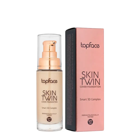 Topface Skin Twin Cover Foundation Smart 3D Complex SPF20 001 – Maquillage / Fond de teint | Topface - Visage Tunisie | Miral Pa