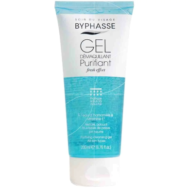 Byphasse Gel Démaquillant Purifiant Fresh Effect 200ml – Démaquillants, nettoyants visage / Gel, crème, huile | Byphasse - Visag