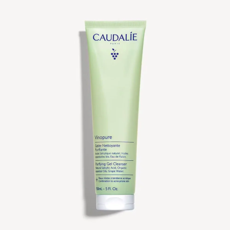 Caudalie Vinopure Gelée Nettoyante Purifiante Bio 150ml – Démaquillants, nettoyants visage / Gel, crème, huile | Caudalie - Visa
