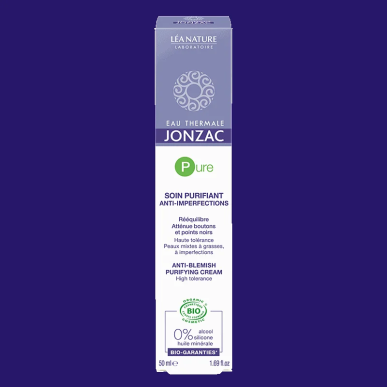 Jonzac Pure Soin Purifiant Anti-imperfections 50ml – Soins peau grasse, mixte et acné / Purifiants | Jonzac - Visage Tunisie | M