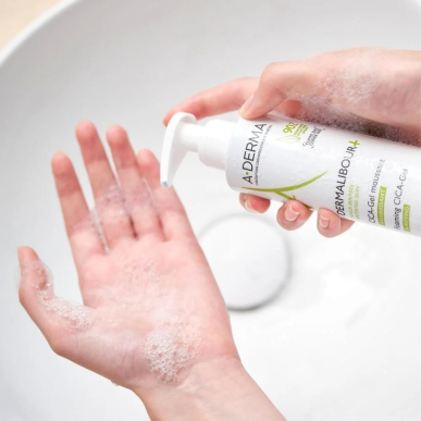 A-DERMA Dermalibour+ CICA Gel Moussant 200ml – Démaquillants, nettoyants visage / Gel, crème, huile | ADERMA - Visage Tunisie | 