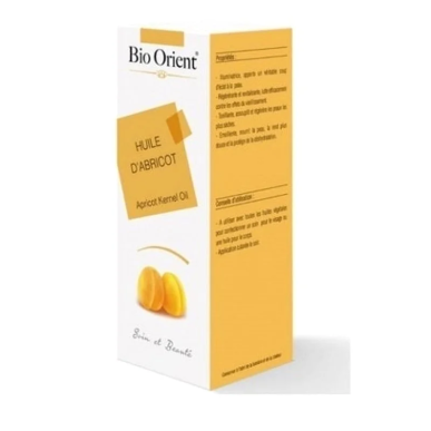 BIO ORIENT Huile D’abricot 90ml – soins anti-âge et anti-rides / Crème peau sèche | BIO ORIENT - Visage Tunisie | Miral Paraphar