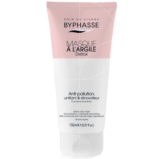 BYPHASSE Masque à L’argile Détox Tous Types de Peaux 150ml – Masques visage et gommage | Byphasse - Visage Tunisie | Miral Parap