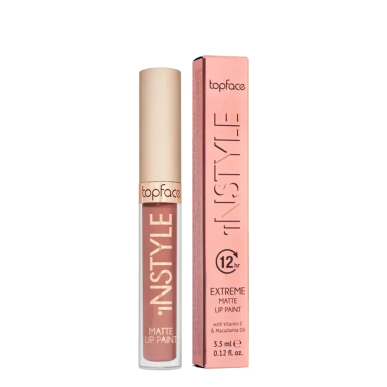 Topface Instyle Extreme Matte Lip Paint 001 – Maquillage / Rouge à lèvres et crayon | Topface - Visage Tunisie | Miral Parapharm