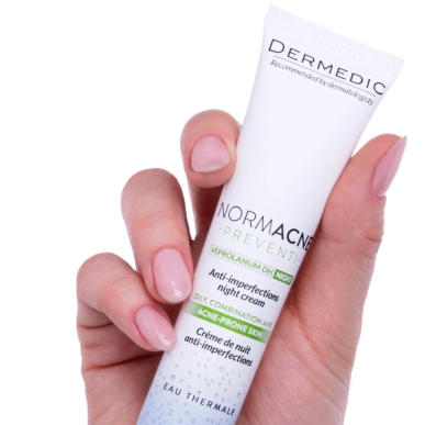 Dermedic Normacne Creme Nuit Anti-Imperfections 40ml – Soins peau grasse, mixte et acné / Peaux à imperfections | DERMEDIC - Vis