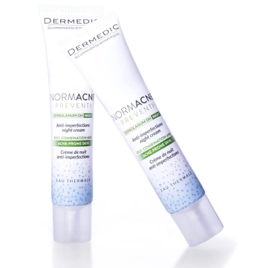 Dermedic Normacne Creme Nuit Anti-Imperfections 40ml – Soins peau grasse, mixte et acné / Peaux à imperfections | DERMEDIC - Vis