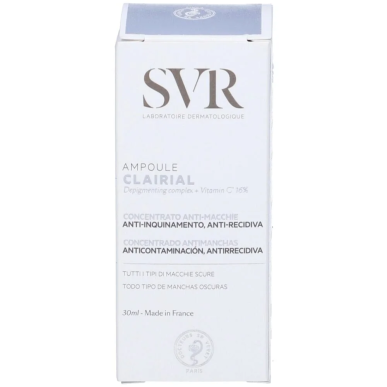 SVR Clairial Ampoule Concentre Anti-Taches – soins anti-taches et dépigmentants | SVR - Visage Tunisie | Miral Parapharmacie