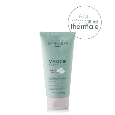 BYPHASSE Home SPA Experience Masque Purifiant 150ml – Soins peau grasse, mixte et acné / Purifiants | Byphasse - Visage Tunisie 