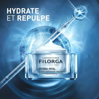 Filorga HYDRA-HYAL Creme Hydratante Repulpante 50ml – soins anti-âge et anti-rides | FILORGA - Visage Tunisie | Miral Parapharma