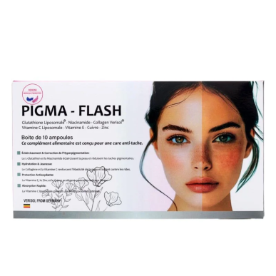 Roxene Pigma Flash 10 Ampoules 25ml – soins anti-taches et dépigmentants | Roxene Medicale - Visage Tunisie | Miral Parapharmaci