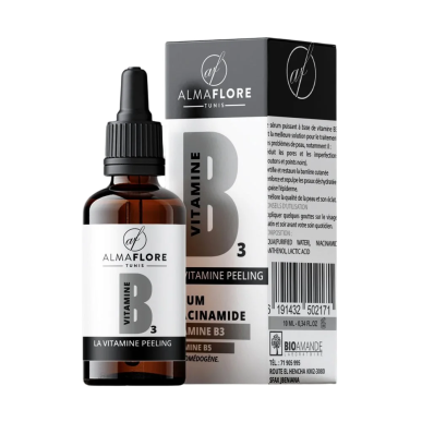 Almaflore Vitamine B3 10ml – Serums | ALMAFLORE - Visage Tunisie | Miral Parapharmacie
