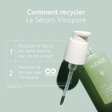 Caudalie Vinopure Sérum Salicylique Anti-Imperfections 30ml – Soins peau grasse, mixte et acné / Peaux à imperfections | Caudali