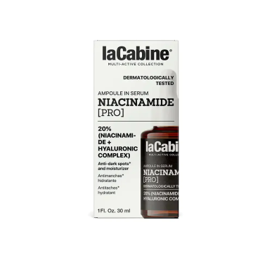 La Cabine Sérum Niacinamide Pro 20% + Hyaluronic Complex Anti Taches 30ml – soins anti-taches et dépigmentants | La Cabine - Vis