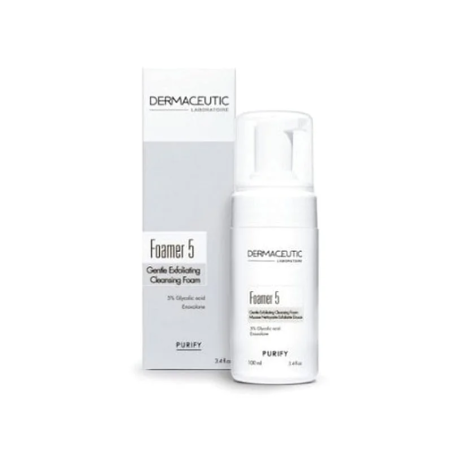 DERMACEUTIC Foamer 5 Mousse Nettoyante Exfoliante Douce 100ml – Démaquillants, nettoyants visage / Lait, mousse, émulsion | DERM