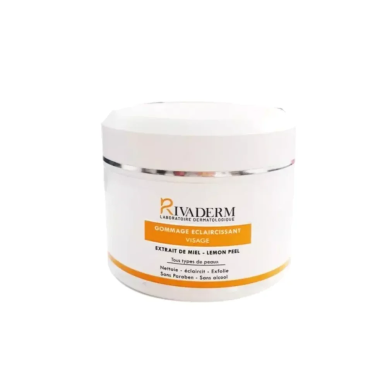 Rivaderm Gommage Eclaircissant Visage 150ml – Masques visage et gommage | Rivaderm - Visage Tunisie | Miral Parapharmacie