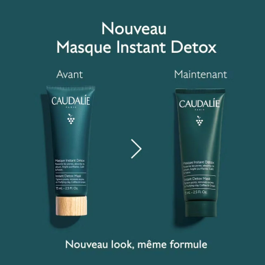 Caudalie Masque Instant Détox 75ml – Masques visage et gommage | Caudalie - Visage Tunisie | Miral Parapharmacie