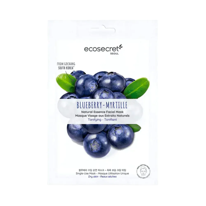 Eco Secret Masque à La Myrtille Visage Peaux Seches 20ml Eco Secret Masque à La Myrtille Visage Peaux Seches 20ml