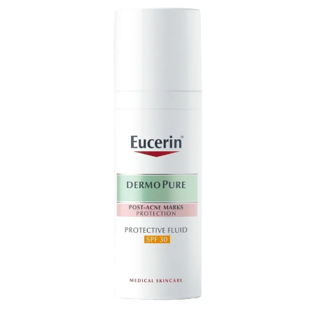 Eucerin Dermopure Fluide Protecteur SPF30 50ml – Soins peau grasse, mixte et acné / Peaux à imperfections | DermoPure - Visage T