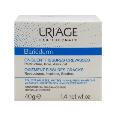 URIAGE Bariederm Cica Onguent Fissures Cervasses 40g – Soins peau grasse, mixte et acné / Soins Spécifiques | URIAGE - Visage Tu