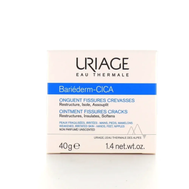 URIAGE Bariederm Cica Onguent Fissures Cervasses 40g – Soins peau grasse, mixte et acné / Soins Spécifiques | URIAGE - Visage Tu