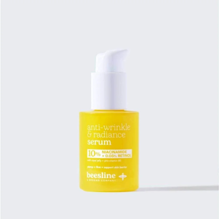 Beesline Sérum Anti-Rides & Éclat 30ml – soins anti-âge et anti-rides / Premières Rides | BEESLINE - Visage Tunisie | Miral Para