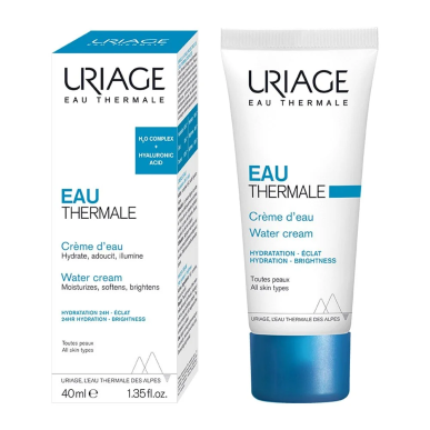 URIAGE Creme D’eau Thermale Hydratante Tous Types de Peaux 40ml – soins anti-âge et anti-rides / Crème peau sèche | URIAGE - Vis