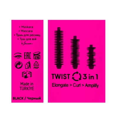 Topface Mascara 3 Dimension Volume Noir – Maquillage / Mascara | Topface - Visage Tunisie | Miral Parapharmacie
