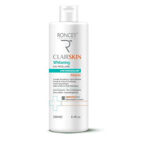 Roncey Clairskin Eau Micellaire Eclaircissant 250ml – Démaquillants, nettoyants visage / Eau micellaire, tonique,  | Roncey - Vi