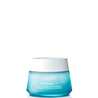 Vichy Minéral 89 Sorbet Mat Hydratation Peau Mixte à Grasse 48h 50ml – Soins hydratants et nourrissants / Hydratants peaux norma