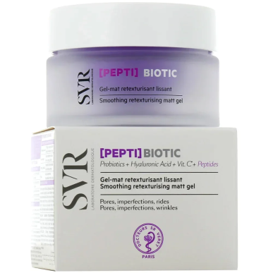 SVR Biotic Pepti Gel-Mat Régénérant Lissant 50ml – soins anti-âge et anti-rides / Premières Rides | SVR - Visage Tunisie | Miral