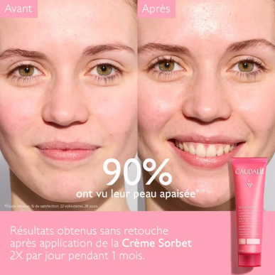 Caudalie VinoHydra Crème Sorbet Hydratante 60ml – Soins hydratants et nourrissants | Caudalie - Visage Tunisie | Miral Parapharm