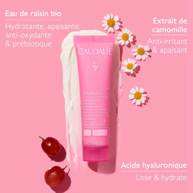 Caudalie VinoHydra Crème Sorbet Hydratante 60ml – Soins hydratants et nourrissants | Caudalie - Visage Tunisie | Miral Parapharm