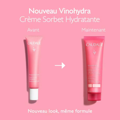 Caudalie VinoHydra Crème Sorbet Hydratante 60ml – Soins hydratants et nourrissants | Caudalie - Visage Tunisie | Miral Parapharm