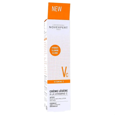 NOVEXPERT Crème Légère à la Vitamine C 40ml – Soins hydratants et nourrissants / hydratants toutes peaux | NOVEXPERT - Visage Tu