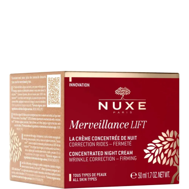 NUXE Merveillance Lift Crème Concentrée de Nuit 50ml – soins anti-âge et anti-rides / Rides marquées, perte de ferm | NUXE - Vis