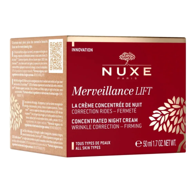NUXE Merveillance Lift Crème Concentrée de Nuit 50ml – soins anti-âge et anti-rides / Rides marquées, perte de ferm | NUXE - Vis