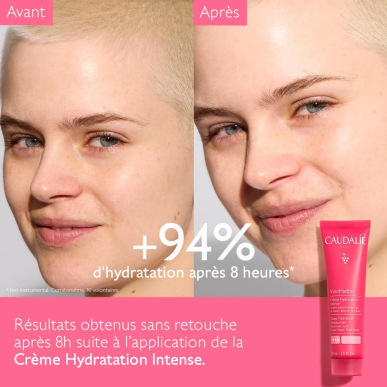 Caudalie VinoHydra Crème Hydratation Intense 60ml – Soins hydratants et nourrissants | Caudalie - Visage Tunisie | Miral Parapha
