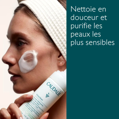 Caudalie Vinoclean Mousse Nettoyante Fleur de Vigne 150ml – Démaquillants, nettoyants visage / Lait, mousse, émulsion | Caudalie