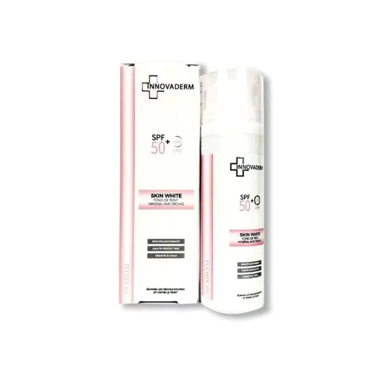 INNOVADERM SKIN WHITE Fond de Teint Mineral Anti Taches – Sand 02 INNOVADERM SKIN WHITE Fond de Teint Mineral Anti Taches – Sand 02
